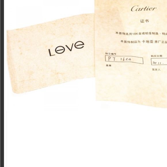 NWT - never worn Cartier Love Bracelet - Picture 7 of 8